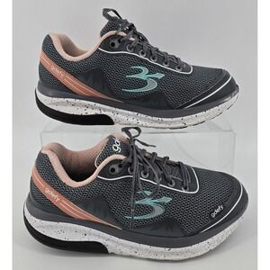 Gravity Defyer Women's G-Defy Mighty Walk Athletic Shoes Sz 8.5 Gray Peach